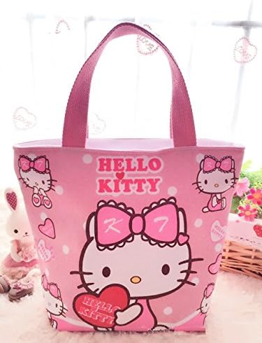 CJB Sanrio Hello Kitty Lovely Multipurpose Lunch Bag (pink heart)