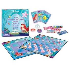 Little Mermaid 4 in 1 Combo Game Set by USAopoly