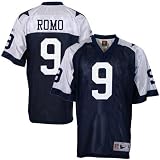 Tony Romo Jersey: Reebok Navy/White Throwback Replica #9 Dallas Cowboys Jersey