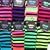 Neon Stripe Over the Knee Socks Size 4-7