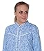 Beverly Rock Women's flannel Cotton Floral Print Long Sleeve Nightgown