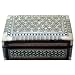 Mother Of Pearl inlaid on Wood Rectangular Jewelry Box package of 5 Jewelry Boxes ( Patterns may vary ) - J728