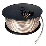 Cables Unlimited AUD-5610-99 14AWG Speaker Wire with Pins (100 Feet)