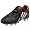 Black/Silver/Red-Leather