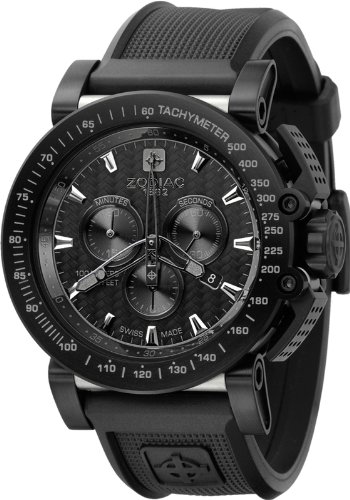 Zodiac ZMX Chronograph Black Dial Men's watch #ZO8516