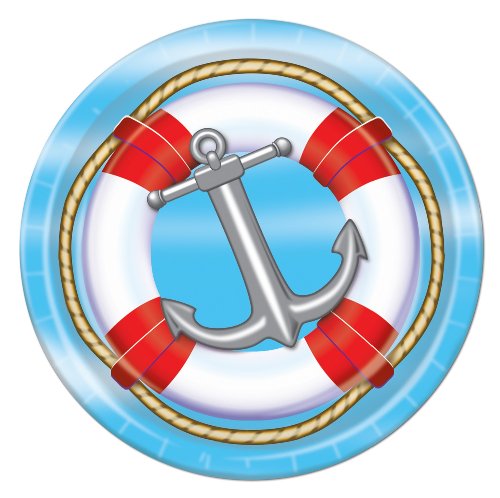 Nautical Plates   (8/Pkg)