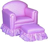Angel Song Heaven Sent Hot Pink Dot Classic Ottoman