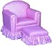 Angel Song Heaven Sent Hot Pink Dot Classic Ottoman
