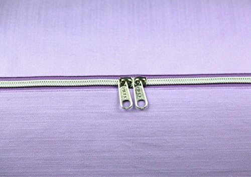 PREMIUM QUALITY Lavender HANDMADE durable clothing / clothes / duvets / underwear / wardrobe / closet storage bag organiser holder (soft, washable, dust proof, reusable, breathable, portable, zip with double sliders) (Lavender, 55L)