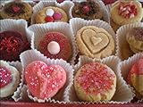 Red Valentine Cookie Sampler Gift Box