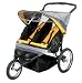 InStep Run Around 2 Double Jogging Stroller (Gold/Dk Gray/Lt Gray) Image