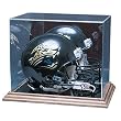 Seattle Seahawks NFL Full Size Football Helmet Display Case (Wood Base)