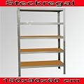 Steckregal 180x90x60 cm 5 B�den 175 kg pro Boden verzinkt