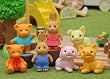 Iwako Japanese Erasers: Animals /Dogs, Bears, Rabbits (7pc)