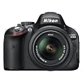 Nikon D5100 16.2MP CMOS Digital SLR Camera with 18-55mm f/3.5-5.6 AF-S DX VR Nikkor Zoom Lens