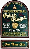 Customized Professional Player Wooden Sign