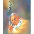 Carded 8"x10" Prints for Framing - Pope John Paul II - Linen Paper - 7 and 4 Color Process Printing