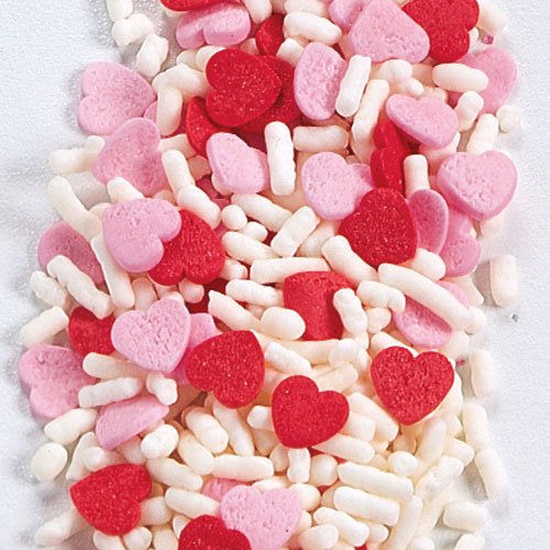 Hearts Mix Sprinkles 2.5 Ounce by Wilton
