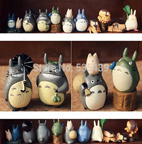 HILARIOUS-ME NEW HOT ! 10 pcs/set 4-5CM Japanese Cartoon Neighbor Totoro mini figurine Toy Figures