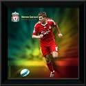 Steven Gerrard Framed 12x12" (305mmx305mm) 2008 Season Dynamic Action Print, Liverpool FC