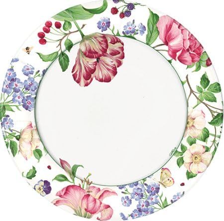 Caspary Cutting Garden Dinner Plates- 8ct