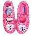 Disney Frozen Elsa Anna Girl's Pink Warm Indoor Slipper Clog Mule (Toddler/Youth)