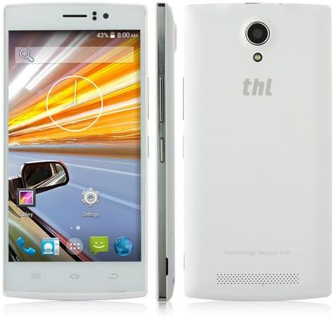 ThL L969 Smartphone 4G LTE Android 4.4 MTK6582 5.0 Inch 2700mAh Battery (White)