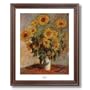 Claude Monet Sunflowers Flower Vase Contemporary Picture Framed Art Print