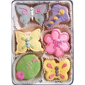 Beautiful Sweets Spring Thank You Organic Cookies