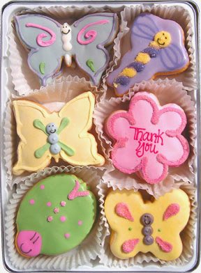 Beautiful Cookies Organic Spring Thank You Organic Cookies Cookies, 24 Cookies by Beautiful Cookies