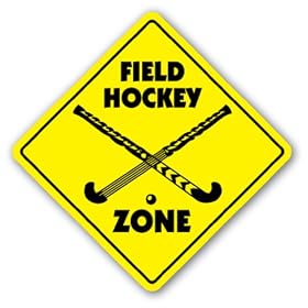 Click here to buy FIELD HOCKEY ZONE - Sign - stick bag ball players gift by ZANYSIGNS.