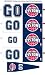 Detroit Pistons Animated 3-D Auto Spin-Flags