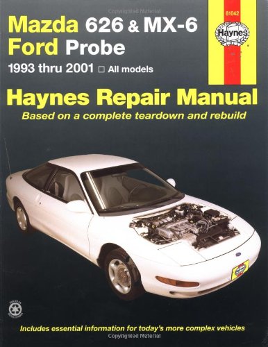 Textbook - Mazda 626 & MX-6, and Ford Probe (1993-2001) Automotive Repair Manual (Haynes Repair Manual)