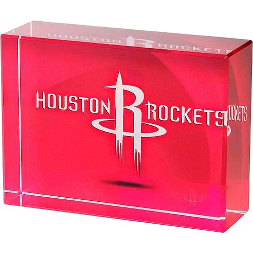 NBA Houston Rockets Shadow Design Team Logo Desk Ornament/Paperweight
