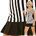 Plus Size Sexy Racey Referee Costume 1x/2x