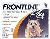 Merial Frontline Plus for Dogs Flea and Tick Control, 0 - 22 LBS (6 Months Supply) Brand New