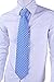 Blue White Stripe Classic Woven Man Tie Necktie Men Dress Neckties