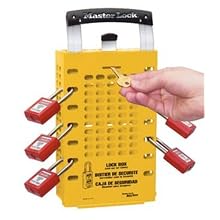 Master Lock Group Lock Box for Lockout/Tagout, Steel