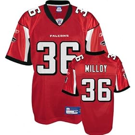 Lawyer Milloy Atlanta Falcons Red NFL Replica Jersey