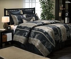 Buy Nanshing America Belisama 8-Piece Queen Jacquard Comforter Set