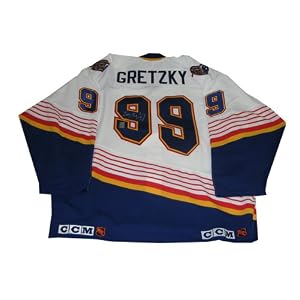 Buy Autographed Wayne Gretzky St. Louis Blues Home CCM Jersey