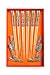 from Abacus Abacus High Quality Decorative Oriental Chinese Wooden Chopstick with Qing Ming Riverside Paradise Design and Matching Wooden Chopstick Rest (Pack of 6) - UKCS-01