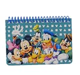 Disney Mickey Mouse and Friends Spiral Autograph Book - Teal