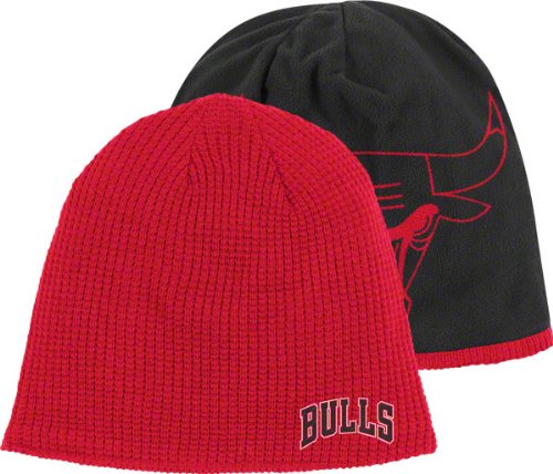 NBA Men's Reversible Knit Hat - Ke82Z, Chicago Bulls, One Size