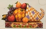 Jim Shore Horn Of Plenty Harvest Figurine Bless This Bounty