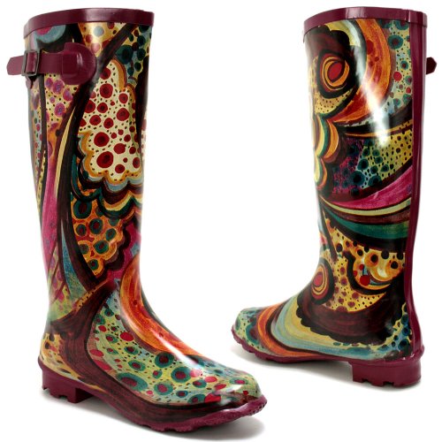Spy Love Buy New Ladies Picasso Adjustable Calf Wellies Wellington Boots Angelina