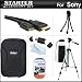 Starter Accessories Kit For Sony Cyber-Shot DSC-WX9, DSC-WX50, DSC-WX70, DSC-WX150 Digital Camera Includes Hard Case + 50