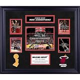 Mounted Memories Miami Heat 2011 NBA Finals Champions 5-Photo Victory Collage w/Game-Used Basketball