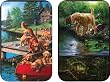Double Deck Bridge Playing Cards - Golden