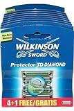 Protector 3D Diamond by Wilkinson Sword Razor Blade Pack 4 + 1